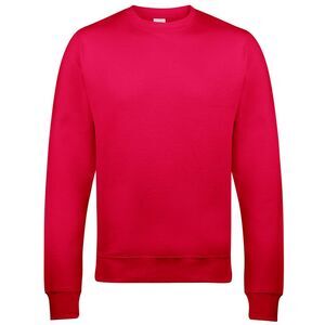 AWDis Just Hoods AWDis Unisex Crew Neck Plain Sweatshirt (280 GSM) / Cranberry